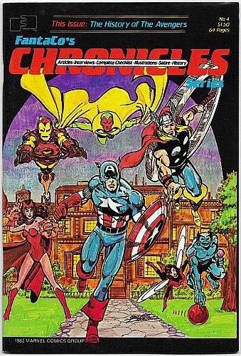 FANTACO'S CHRONICLES SERIES No. 4 George Perez Covers THE AVENGERS Special