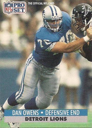 1991 Pro Set #151 Dan Owens
