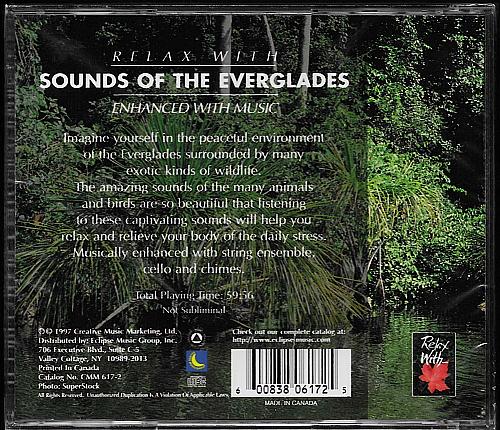 SOUNDS OF THE EVERGLADES Enhanced With Music NEW CD