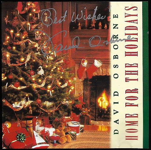 DAVID OSBORNE Home For The Holidays SIGNED Christmas Piano USED CD