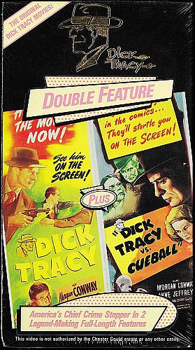 DICK TRACY DOUBLE FEATURE Dick Tracy Vs. Cueball NEW VHS Video