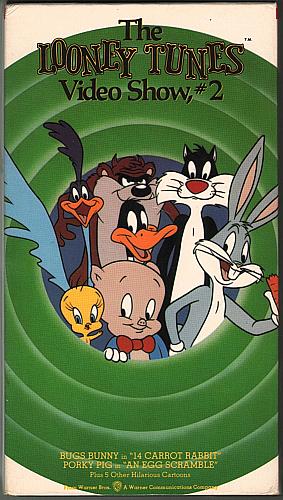 THE LOONEY TUNES VIDEO SHOW # 2 Daffy Duck Bugs Bunny USED VHS Video