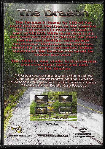 DEALS GAP - THE DRAGON US 129 Motorcycle Enthusiast Travel NEW DVD