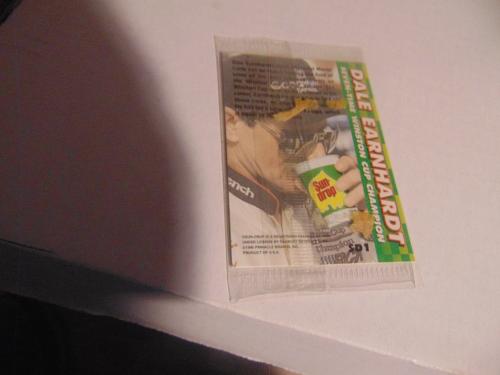 nrmt unopened 1996 pinnacle sundrop #sd1 dale earnhardt sr. nascar card