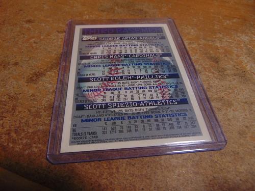 nrmt 1996 topps baseball rc #434 scott rolen-phillies-rookie-hof-mlb