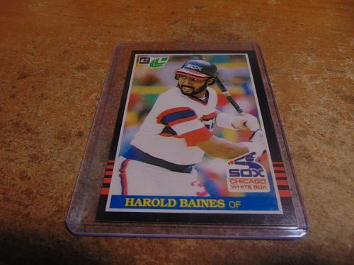 nrmt 1985 donruss leaf baseball #231 harold baines whitesox hof mlb