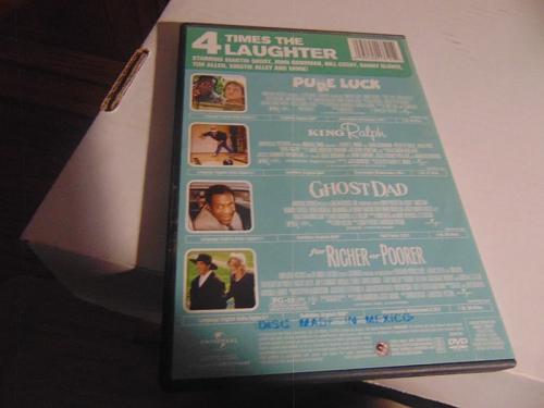 used-2 dvd set-family comedy collection-4 movies-ghostdad-king ralph-more!universal