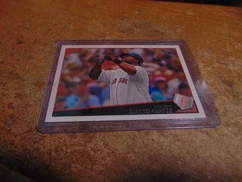 nrmt 2009 topps baseball #50 david ortiz redsox hof mlb