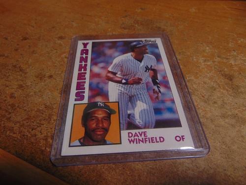 nrmt 1984 topps baseball #460 dave winfield yankees hof mlb