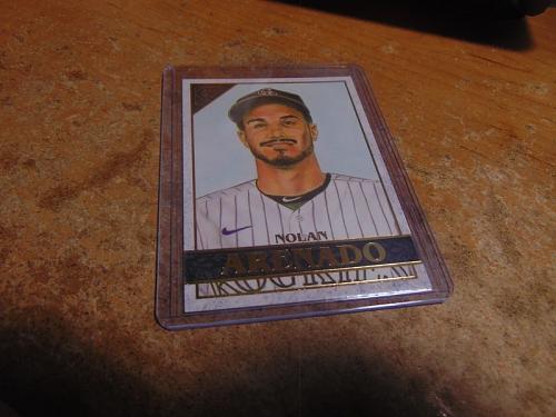 nrmt-2020 topps gallery baseball-#39 nolan arenado-rockies-mlb
