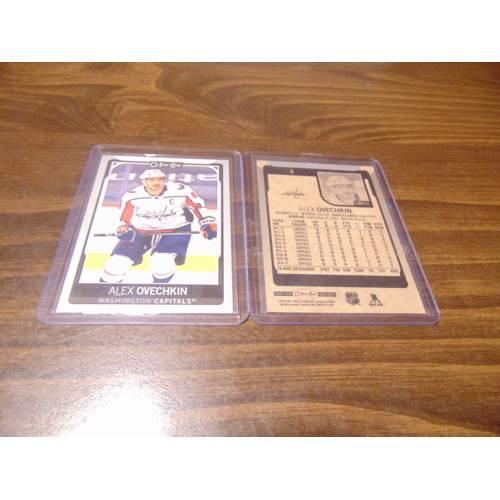 mt 2021/22 o-pee-chee ud nhl hockey-#3 alex ovechkin-capitals-made in italy!