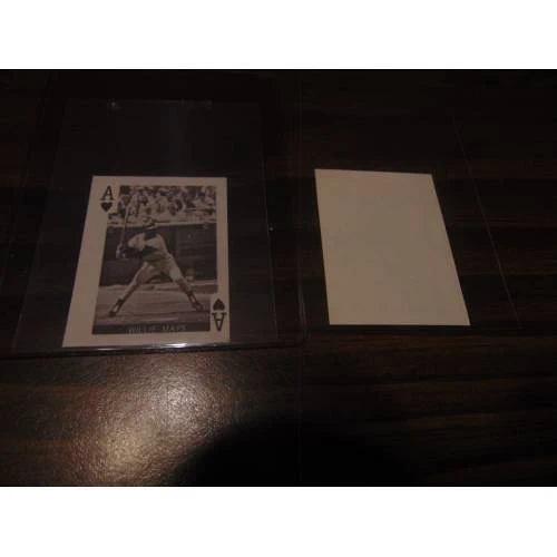 nrmt-vintage 1969 globe imports baseball mini playing card-willie mays-giants-hof-mlb