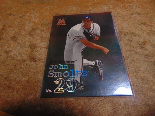 nrmt 1999 fleer/skybox metal smiths baseball #42 john smoltz- braves-hof mlb