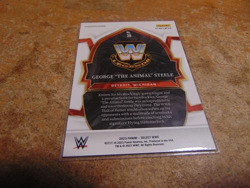 mt 2023 panini select wwe wrestling concourse #39 george `the animal` steele hof-aew