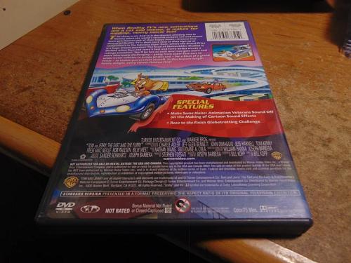 used-dvd-tom and jerry movie-the fast and furry-nr-fs-warner brothers