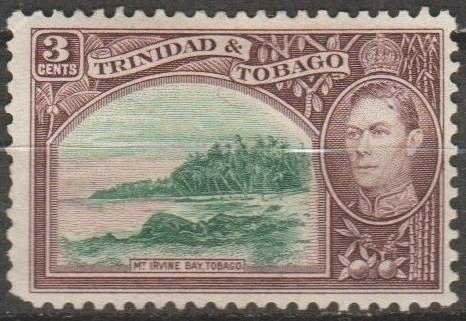 [TT0052] TRINIDAD & TOBAGO Mt Irvine Bay, Tobago, Used (1938-1941)