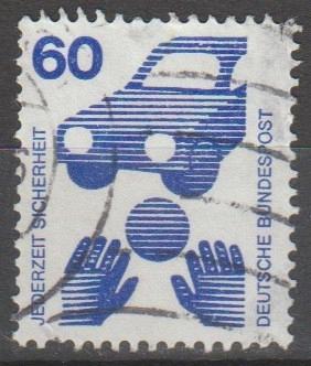 [GE1081] GERMANY Accident prevention Used (1971-1974)