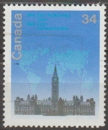 [CA1061] CANADA Interparliamentary Union, Ottawa, Used Single (1985)