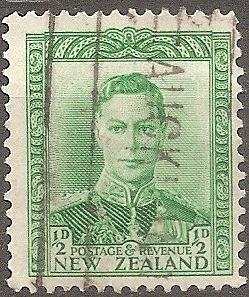 [NZ0226] NEW ZEALAND George VI, Used (1938-1944)