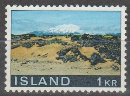 [IC0412] ICELAND Snaefellsjokull Mountain, Used (1970)