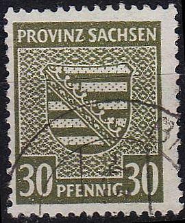 GERMANY Alliiert SBZ [Provinz Sachsen] MiNr 0083 X a ( O/used )