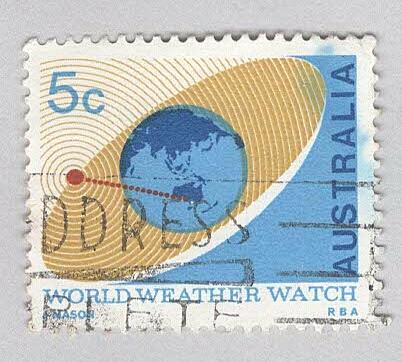 Australia Earth weather watch blue 5 Used (BP90319)