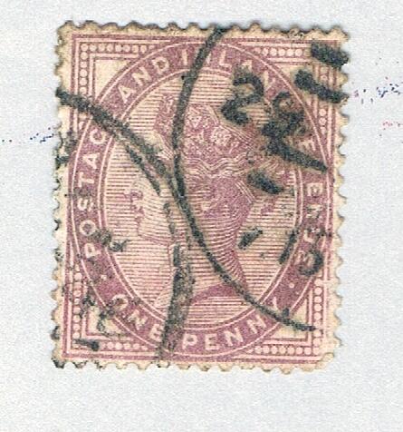 Great Britain 89 Used Queen Victoria 1881 CV 2.00 (BP71708)