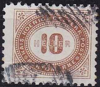 &Ouml;STERREICH AUSTRIA [Porto] MiNr 0028 C ( O/used )