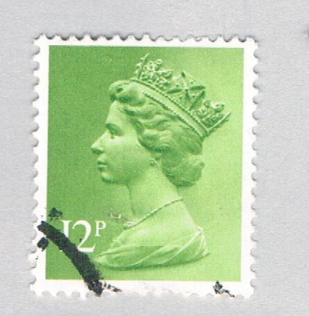 Great Britain QEII lime 12p (AP137230)