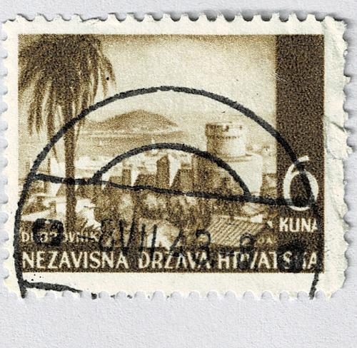 Croatia Croatia 40 Dubrovnik Castle 1941 Used (BP91529)
