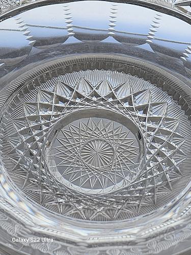 Crystal Cut Glass Bowl EA12