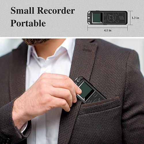 Hubotowin Digital Voice Recorder 64GB Voice Activated Recorder Audio Recorder...