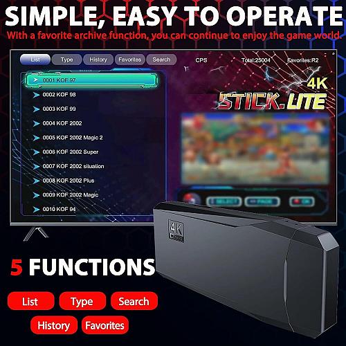 Upgrade Wireless Retro Game Console Stick ZeroStory Retro Video Game Console ...