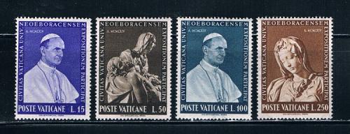 Vatican 383-86 Unused Papal Carriages Cat Val 0.80 (V0070)