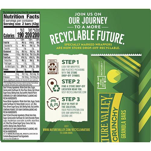 Nature Valley Crunchy Granola Bars Variety Pack 12 Bars 8.94 OZ 6 Pouches