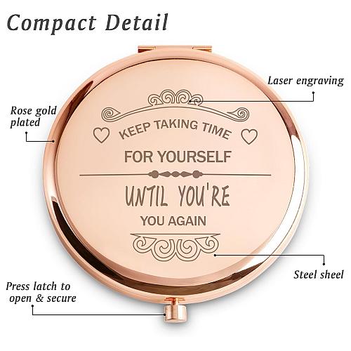 Personalized Compact Mirrors Basket Stuffers Inspirational Gifts for Easter M...