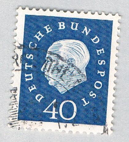 Germany 796 Used President Heuss 1 1959 (BP58528)