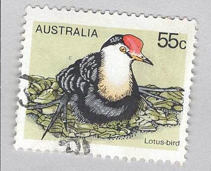 Australia Lotus bird green 55 Used (BP90303)