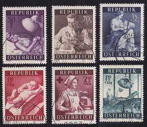 &Ouml;STERREICH AUSTRIA [1954] MiNr 0999-04 ( O/used ) [02]