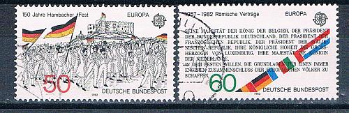 Germany 1372-73 Used set Europa 1 1982 (G0547)