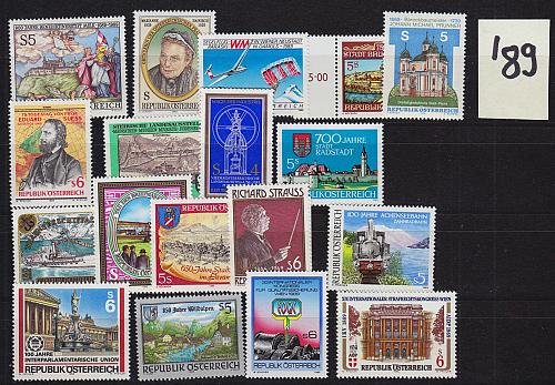 &Ouml;STERREICH AUSTRIA [1989] Jahr ex ( **/mnh ) [02]