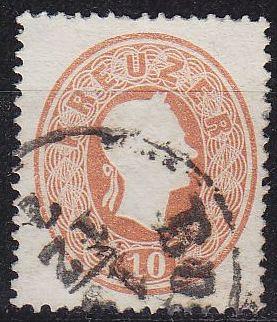 &Ouml;STERREICH AUSTRIA [1860] MiNr 0021 a ( O/used )