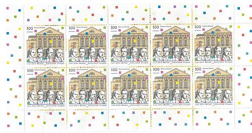 Germany Scott #2024a MNH OG XF 100 pf 1999 Weimar Republic 1100th Anniversary