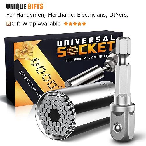 Super Universal Socket Tools Gifts for Men - Christmas Stocking Stuffers for ...