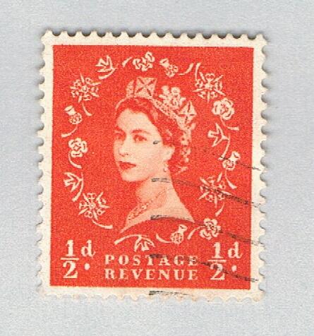 Great Britain QEII orange half (AP136716)