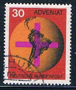 Germany 977 Used Cross and Map (GI0483P121)+