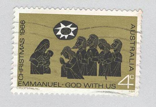 Australia Used Christmas 1966 green for (BP90422)