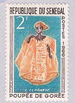 Senegal 262 MLH Elegant Woman 1966 (BP3007)