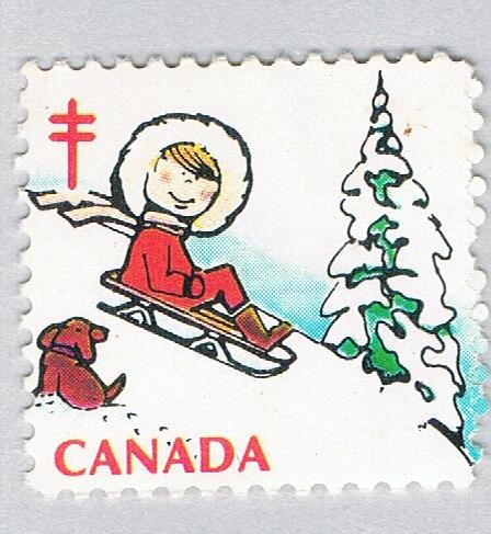 Canada MLH Cinderella Boy backing off on a sled 1972 (BP85929)