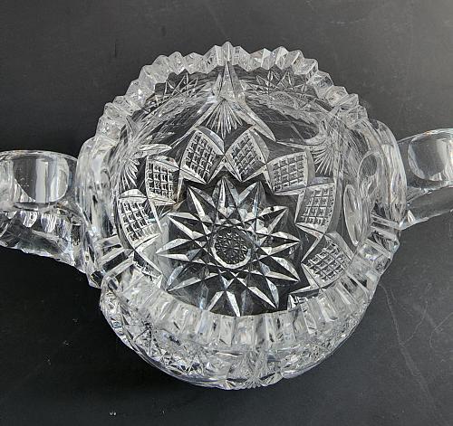 Dorflinger Sugar and creamer American Brilliant Period Cut Glass Antique